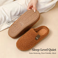 Winter Warm Plush Slippers For Women Men Soft Thick Sole Non-Slip Silent Indoor Home Cotton Shoes Casual Couple Footwear