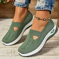 Women's Casual Shoes Women's Shoes, Casual Sports Shoes, Solid Color Breathable Sports Soft-Soled lightweight Walking Shoes, Low-Top Knitted Casual S
