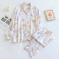 2026 Spring/Summer New Women's Pajama Set Gongsatin Cotton Women's Pajama Silk Viscose Fiber Silk Smooth High end Home 2-Piece