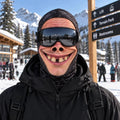 Face Snowboard Face Mask Outdoor Cycling Windproof Head Cover Toy Block Person Printed Yellow Man Mask Funny Design Baraklafa hat