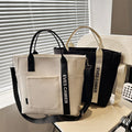 Trending Women Waterproof Nylon Tote Bag Large Capacity Lightweight Crossbody Bag for Student Work Travel Gym