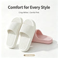 2025 Indoor Women Fashion Slippers Ladies Slant Striped Non-slip Flat Sandals Men Soft EVA Slides Summer Couples Cute Home Shoes
