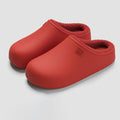 Eva Waterproof Cotton Slippers Women Winter Comfortable Fleece Lining Warm House Shoes Couple Thick Soled Non Slip Plush Slides