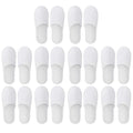 10pairs Spa Slippers Brushed Plush Closed-toe Disposable Slippers for Men and Women Suitable for Families Guest Hotel Tra