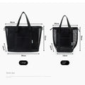 New Portable Handbag Mesh Large Capacity Bath Bag Shopping Tote Beach
