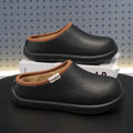 2026 New Men's Winter Warm Plush Lined Slippers Comfortable Large Size EVA Thick-Soled Indoor and Outdoor Home Shoes