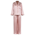 30 Momme Heavy Silk Pajama Set Women  Sleepwear Luxury Autumn Winter Warm Long Sleeve Nightwear Gift Two Piece Suit