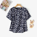 ZANZEA Summer Fashion Floral Printed Blouse Women Bohemian Shirt Casual O Neck Short Sleeve Holiday Tops Female Work Blusas 2025
