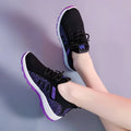 Vulcanize Shoes Women Platform Sneakers Summer Light Breathable Mesh Sports Shoes Ladies Outdoor Wear-resistant Jogging Trainers