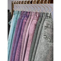 Pants Green Denim Fabric Colorful Thickened Denim Fabric By The Meter for Clothing Jacket Pants Skirt Handbag DIY Sewing Plain Cloth Soft Brown Green
