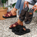 Women's Fashionable Hollow Lightweight Breathable Comfortable Beach Vacation Style Sandals and Slippers