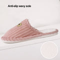 Women's Soft Sole Comfy House Slippers Lightweight Warm Plush Winter Slippers for Women Indoor Non Slip Corduroy Slip On Shoes