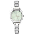 GEMOSA Minimalist Chic Design Women Men Squarel Quartz Watch Stainless Steel Strap Fashion Party Birthday Daily Perfect Gift