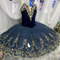 Skirt performance tutu High-end new custom dark blue pharaoh daughter Pakita ballet competition performance tutu skirt adult and kids