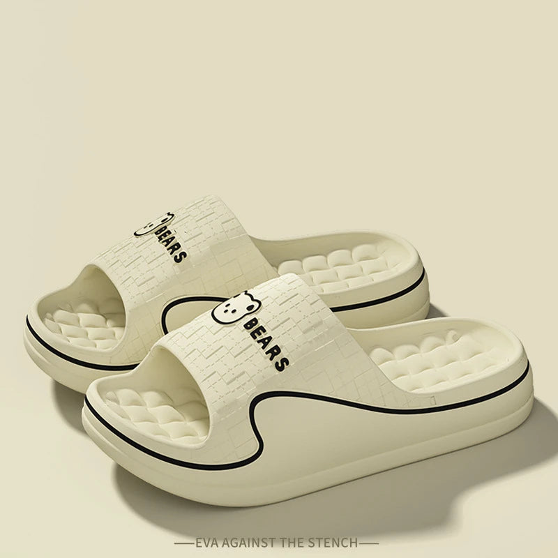 Summer Slippers Men Women EVA Soft Bottom Indoor Home Slides Sandals Light Beach Shoes Male Slippers Flip Flops House Slippers