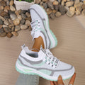 Ladies Shoes Women's Summer 2026 Casual Sneaker Versatile Two-Color Fashionable Work Shoe Comfortable New Style Single Footwear