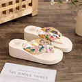 Women Flip Flops Summer Fashion Beach Platform Slippers Casual Outside Wedges Sandals Summer Women Shoes 2025