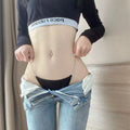 Custom Name Letter Thong for Women Panties Sexy Women's Low Waist Underwear Solid Comfort Female Underpants Lingerie Adjustable