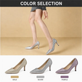 Fashion Glitter Sequins Pointed Toe Stiletto Heels Women Formal Wedding Bridal Evening Party Dress Pumps Footwear