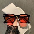 Sunglasses Women 2026 UV400 Vintage Rectangle Cat Eye PC Frame Orange Transparent Ladies Shades Unisex Lightweight HD Outdoor