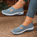 Women Breathable Mesh Flat Mules Lightweight Slip On Walking Shoes Comfort Versatile Daily Outdoor Travel Casual Mother Footwear
