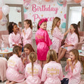 6-14Set Spa Party Robes for Girls Spa Robes Gowns Kids Birthday Party Favors Sleepover Kimono Robe Slumber Pyjama Party Favor