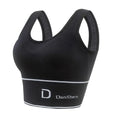D-Shaped Women's Seamless Deep U-Shaped Back-Shaping Tube Top Breathable Yoga Sports Bra Without Steel Ring All-Match Base