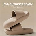 EVA Slippers Women Men Outdoor Wear Soft Comfortable Thick Sole House Shoes Non-Slip Home Indoor Bathroom Slides Couple