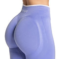 Teveo Speckled Sculpt Scrunch Leggings Seamless Women Soft Workout Tights Fitness Outfits Yoga Pants Gym Wear