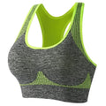 Women New Women Seamless Sports Bra Shockproof Yoga Crop Top Breathable Gym Jogging Fitness Vest Wireless Support Sport Bra