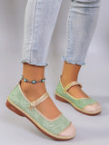 Spring New Women's Casual Sports Shoes Comfortable, Breathable, Lightweight, Wear resistant Lazy Shoes, Soft soled Flat Shoes
