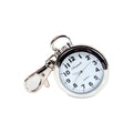 Fashion Watch Silver Round Women Quartz Long Necklace Pocket Watch Chain Pendant Men Gift Simple Watches