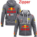 2026 New Red Bull Racing Team 3D Printed Motorcycle Hoodie Autumn/Winter Casual Hoodie Men's Sportswear Sweatshirt