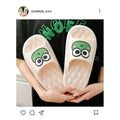 Four Season Bathroom Anti Slip Slippers Women's EVA Slide Slippers - Frog Soft Comfortable Non-Slip Indoor/Outdoor House Shoes