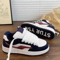 2025 New Designer Pink Blue Platform Sneakers for Women Fashion Casual Spring Autumn White Board Shoes Female Zapatillas Mujer