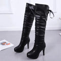 Women Boots Luxury Knight Women Length Boot Fashion Sexy Soft Leather Shoes Leather Elegant Comfortable Knee High Boots