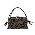Women'S Handbag 2026 Small Square Bag Leopard Print Design Minimalist Shoulder Bags Commuter Frosted Mini Crossbody Bags