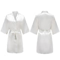 Women's Satin Robes Women's Pure Short Silky Robes Bridesmaid Bride Party Satin Robes Sleepwear