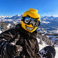 Face Snowboard Face Mask Outdoor Cycling Windproof Head Cover Toy Block Person Printed Yellow Man Mask Funny Design Baraklafa hat