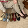 Fashion Butterfly-Knot Ladies Flats Slip On Shoes Casual Female Soft Footwear Shallow Women Ballet Flats Dance Shoes New