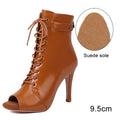 Women Shoes Dance DKZSYIM Woman Latin Dance Shoes Leather Party Tango Dance Booties for Women Salsa Dance Heels Ballroom Shoes Sexy Stilettos