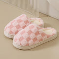 Autumn and Winter Women's Cotton Slippers - Cozy Couple's Non-Slip House Shoes, Thick Sole Wool Indoor Slippers for Men & Women
