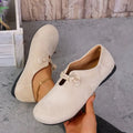 Retro Flat Shoes New Design Shallow Loafers Women's Casual and Comfortable Solid Color Women's Shoes Zapatos De Muje