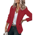 2026 Women's Long Sleeve Blazer Jacket Oversized Ladies Workwear Blazer Suits Slim Fit Single-breasted Cardigan Blazer Coats 5XL