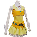 Vocaloid Megpoid GUMI Default Cosplay Costume Wig Shoes Full Set Orange Yellow Outfit For Halloween Carnival Party Comic Con