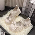 2025 Summer New School Girl JK Loafer Pumps Platform Shoes Japanese Style Lolita Y2K Kawaii Jirai Kei Fashion