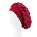 Satin Bonnet for Sleeping New Satin Wide Brim Nightcap Silky Bonnet Hair Wrap for Sleeping Sleep Cap With Elastic Soft Band Styling Cap Hair Wrapping Tool