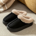 Fashion Warm Women's Slippers Winter Boot Casual Indoor Soft High Thick Sole Anti-slip Outdoor Simple Wear Comfort Couple Shoes