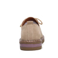 Cow Suede Leather Women Handmade Shoes Flats Oxford Ladies Sneakers Loafers Casual Shoes Moccasin Plus Size Autumn Boat Shoes