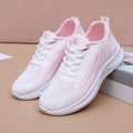 Women's Breathable Mesh Sports Shoes, lightweight and Soft Sole Sports Casual Shoes, Women's Lace-Up Casual Running Shoes